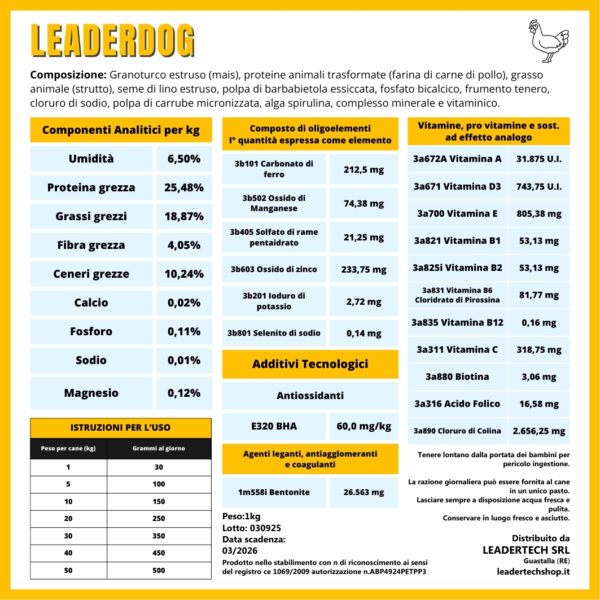 Leaderdog<br>Linea Mantenimento Pollo - immagine 2